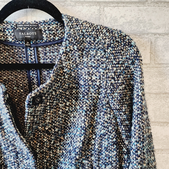 Talbots Tweed Knit Jacket - Picture 6 of 9